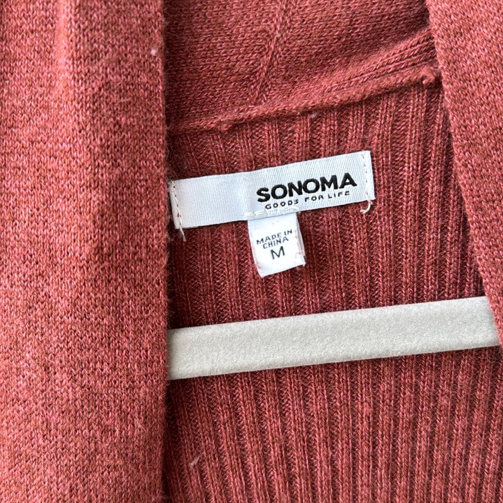 Sonoma open rust cardigan - Picture 3 of 6